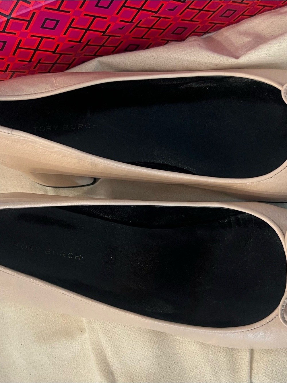 Tory Burch Leather Cap Toe Pump Sz 8 - Picture 10 of 10